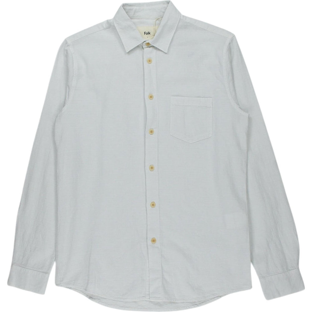 Folk White Cotton Shirt