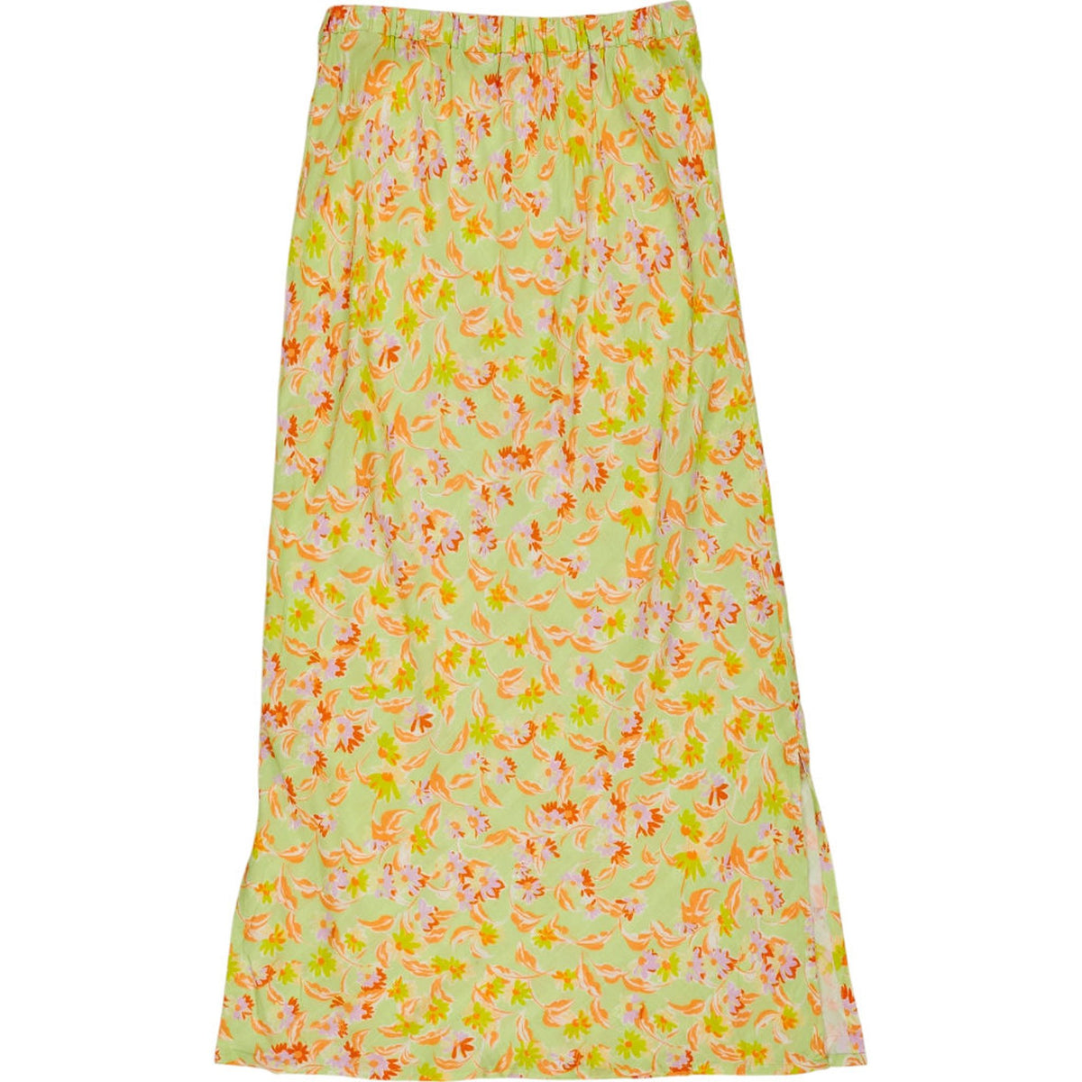 OMNES Floral Viscose Midi Skirt