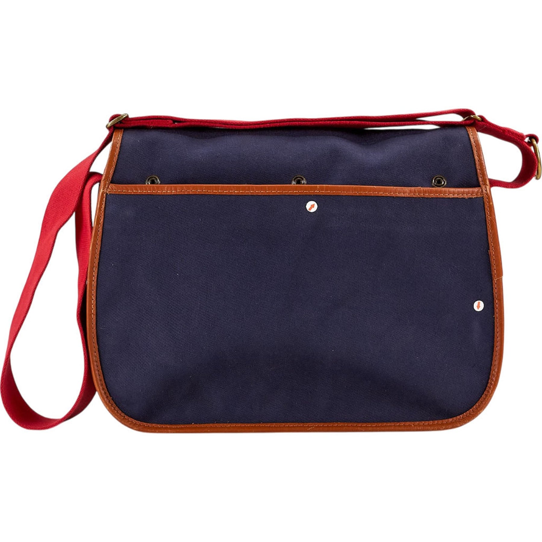Pedlars Blue Canvas Leather Bag