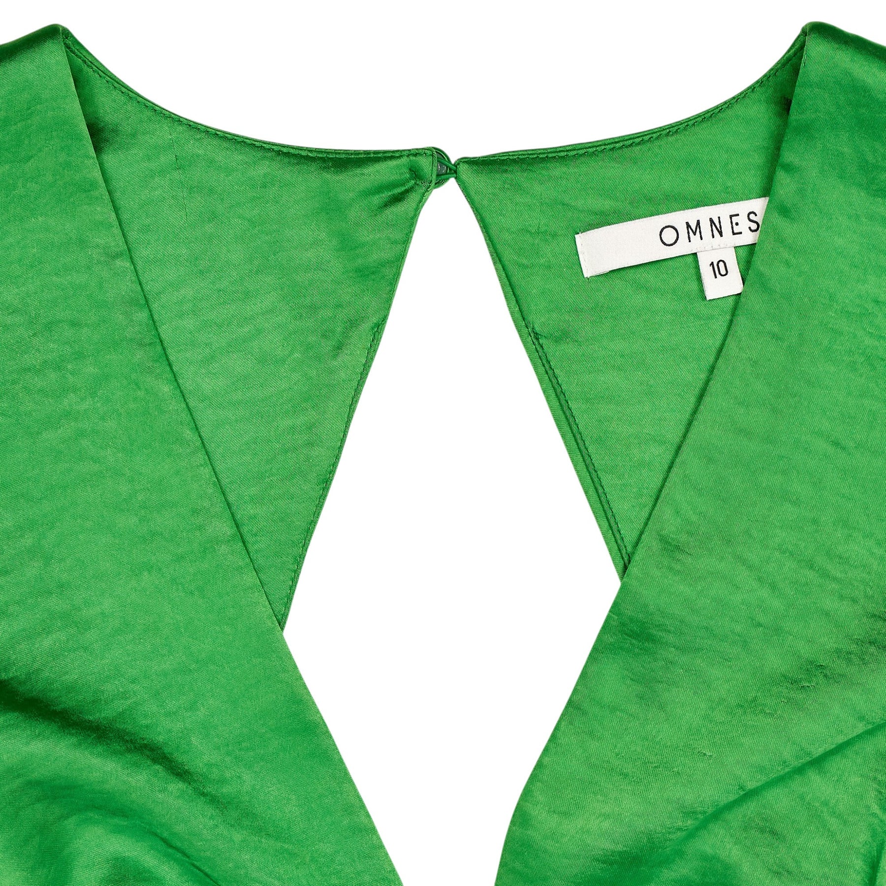 OMNES Green Midi Dress