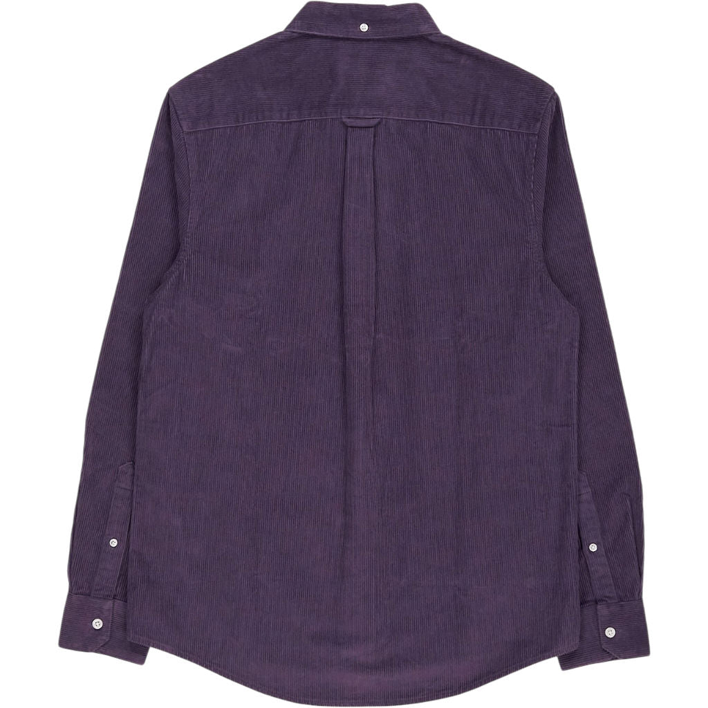 Farah Purple Maverick Corduroy Shirt