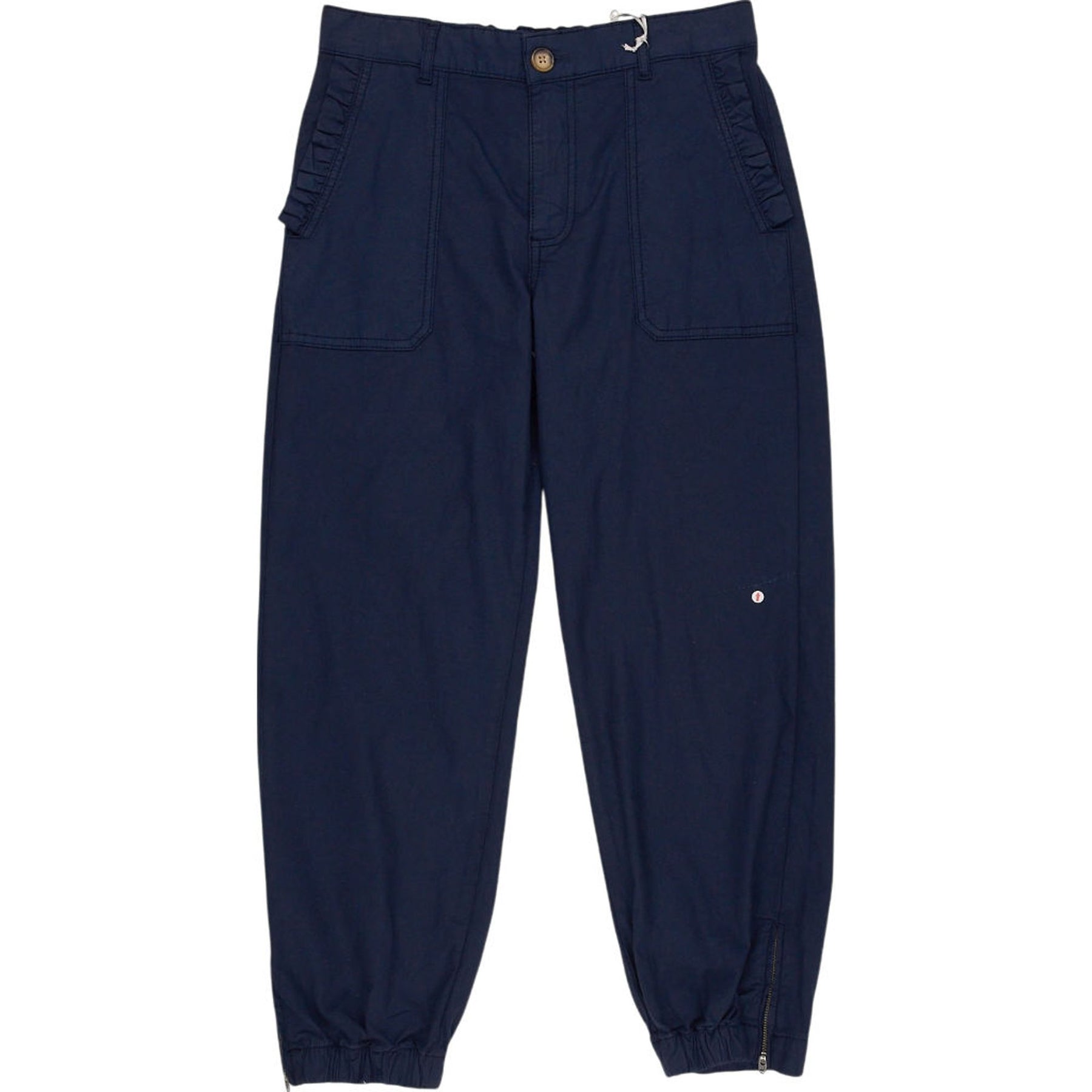 Wyse London Navy Elasticated Trousers 1