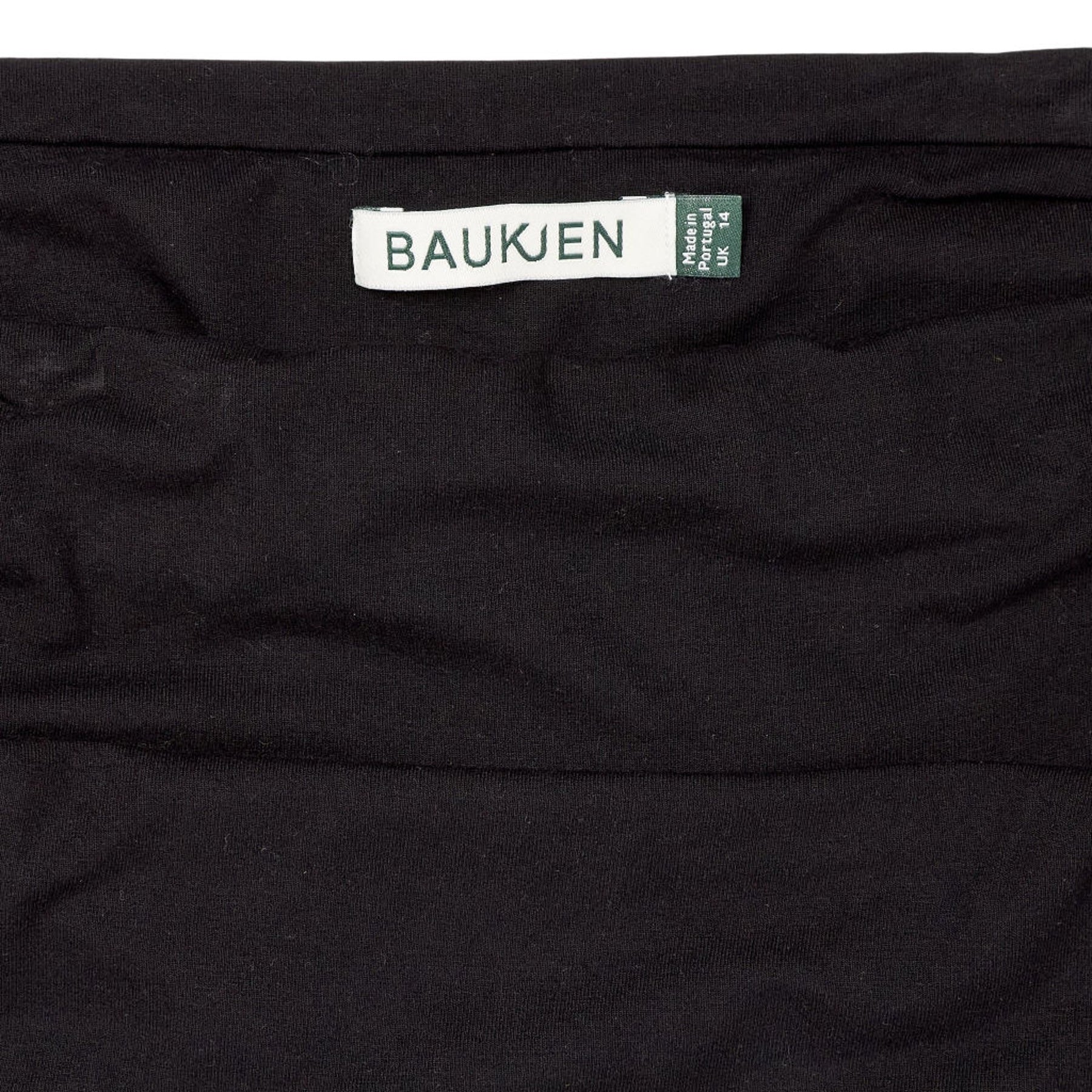 Baukjen Black Ruched Dress