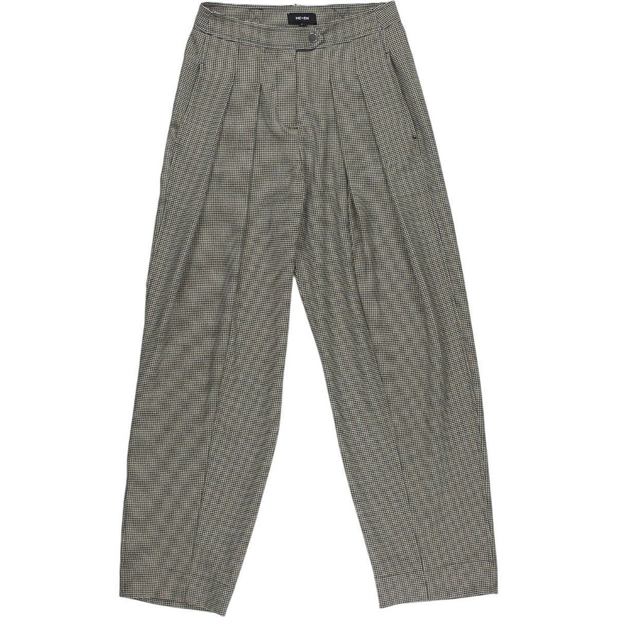 ME+EM Grey Check Trousers