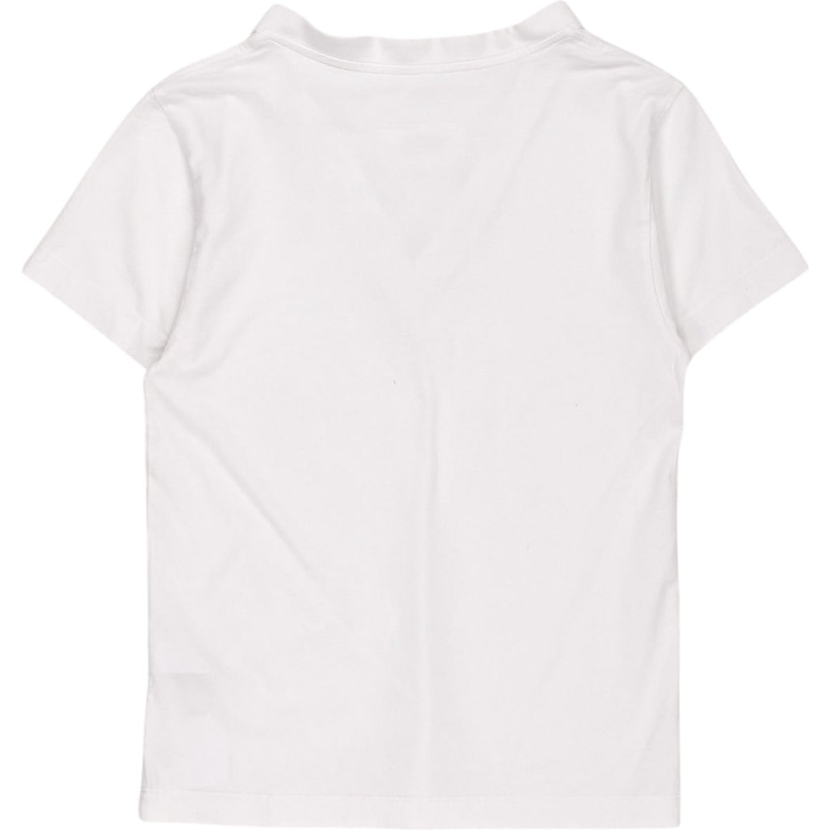 MM6 Maison Margiela White V-Neck T-Shirt