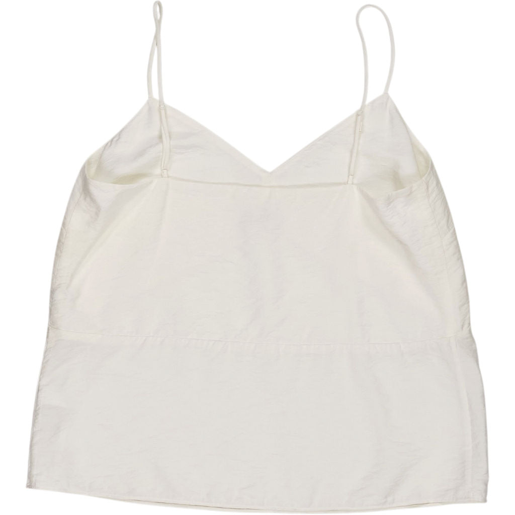 Hush White Viscose Camisole Top
