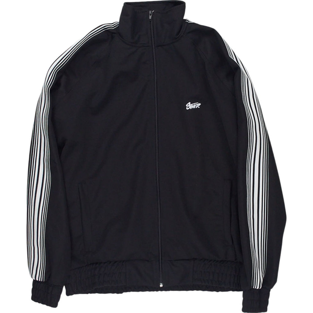 Pull & Bear Black Zip Track Jacket