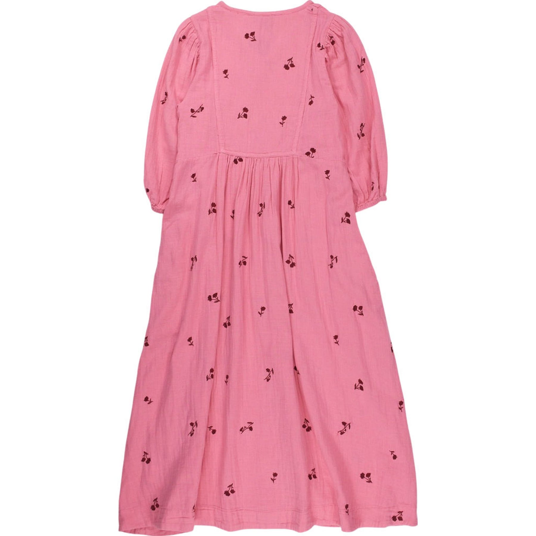 Wyse Pink Mimi Embroidered Dress