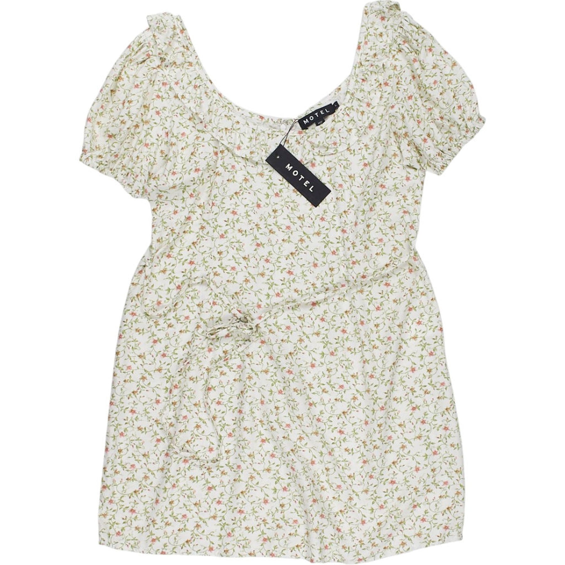 Motel Ivory Floral Sasanya Dress