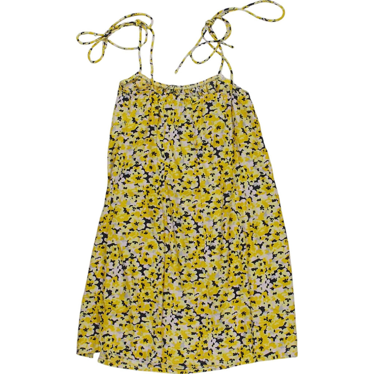 Motel Yellow Adara Dress Sunflower Pop