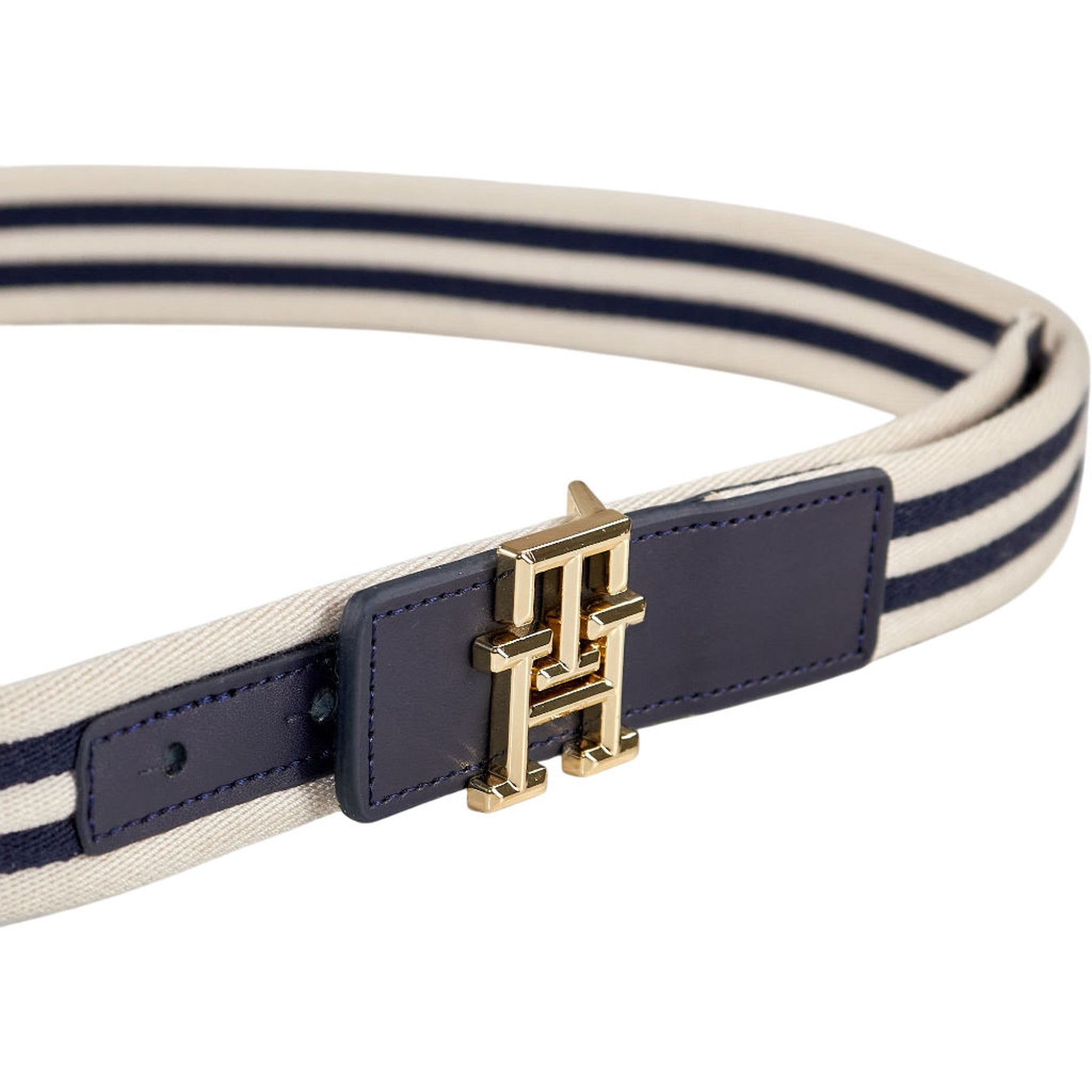 Tommy Hilfiger Navy Stripe Belt
