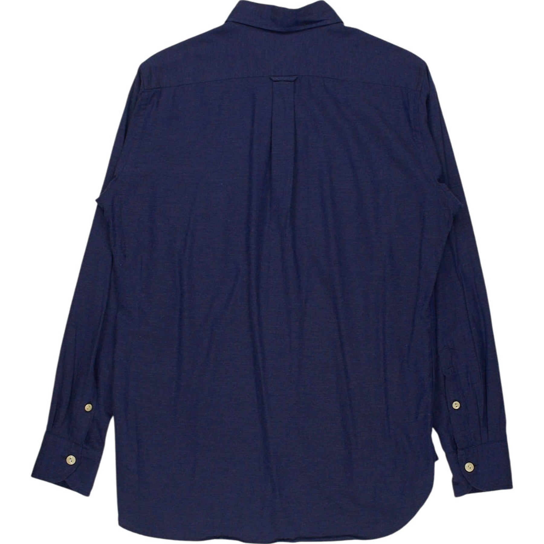 Drake's Navy Button-Up Shirt