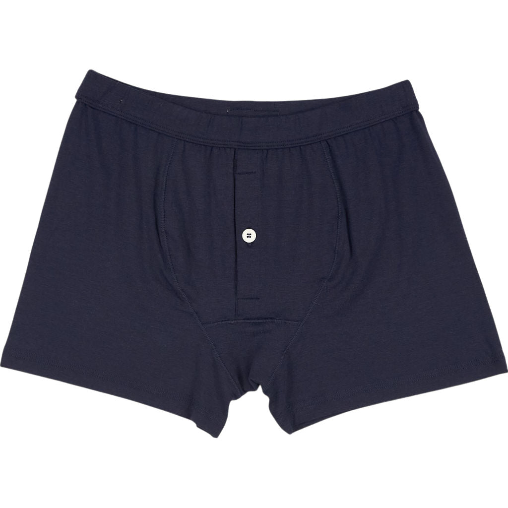 Hamilton & Hare Navy Boxer Shorts ( 3 Pack )