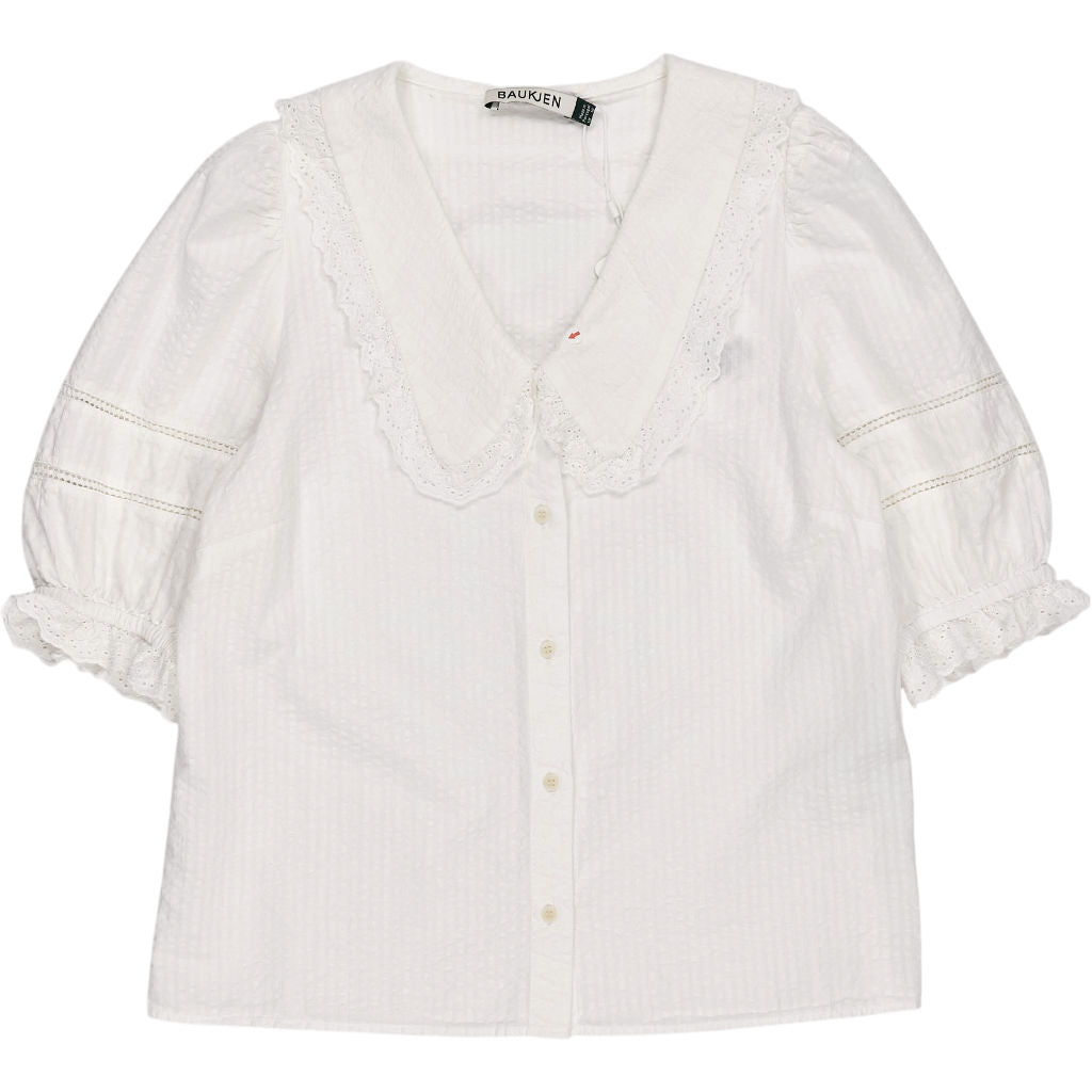 Baukjen White Marti Organic Cotton Blouse