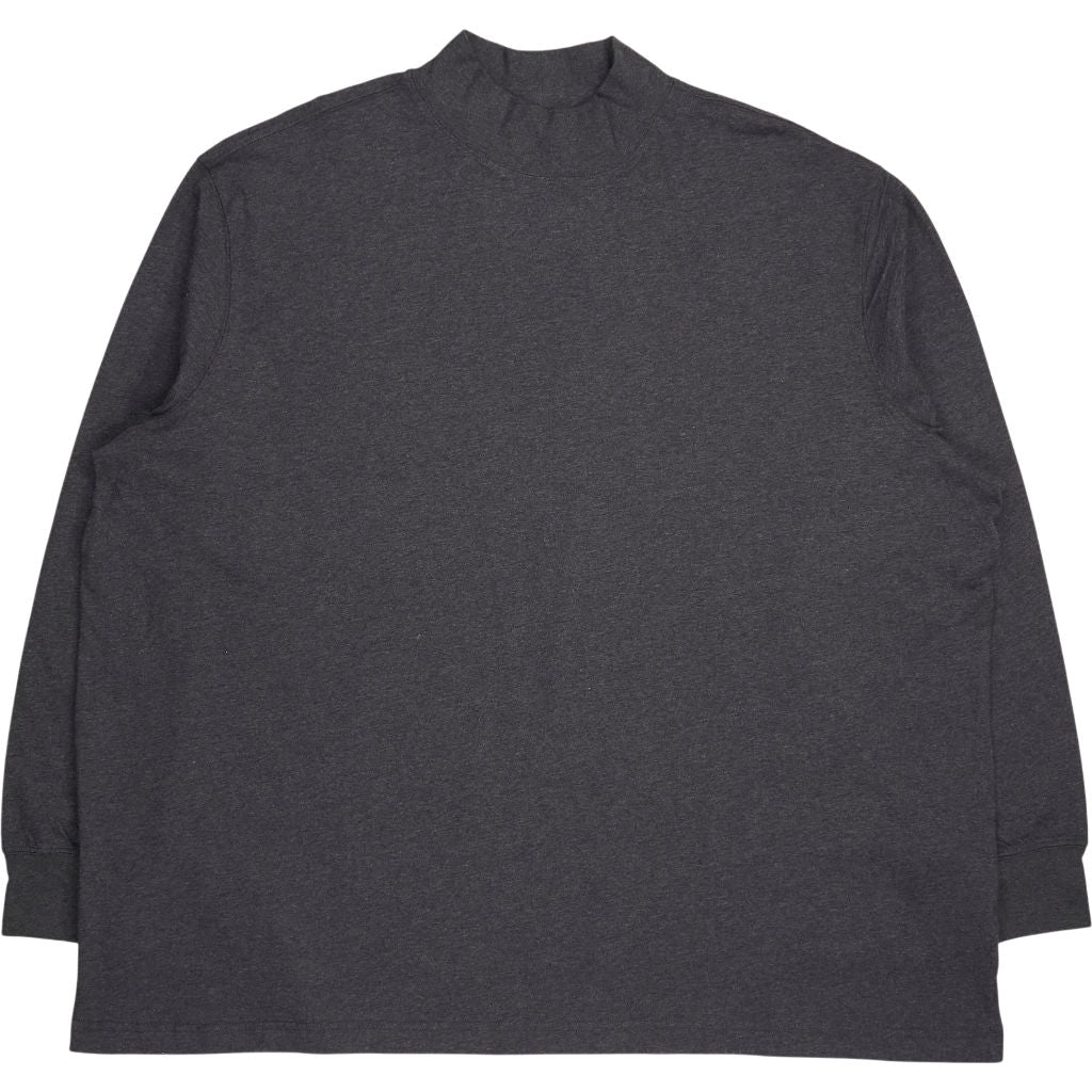 Lands' End Grey Super-T Long Sleeve Top