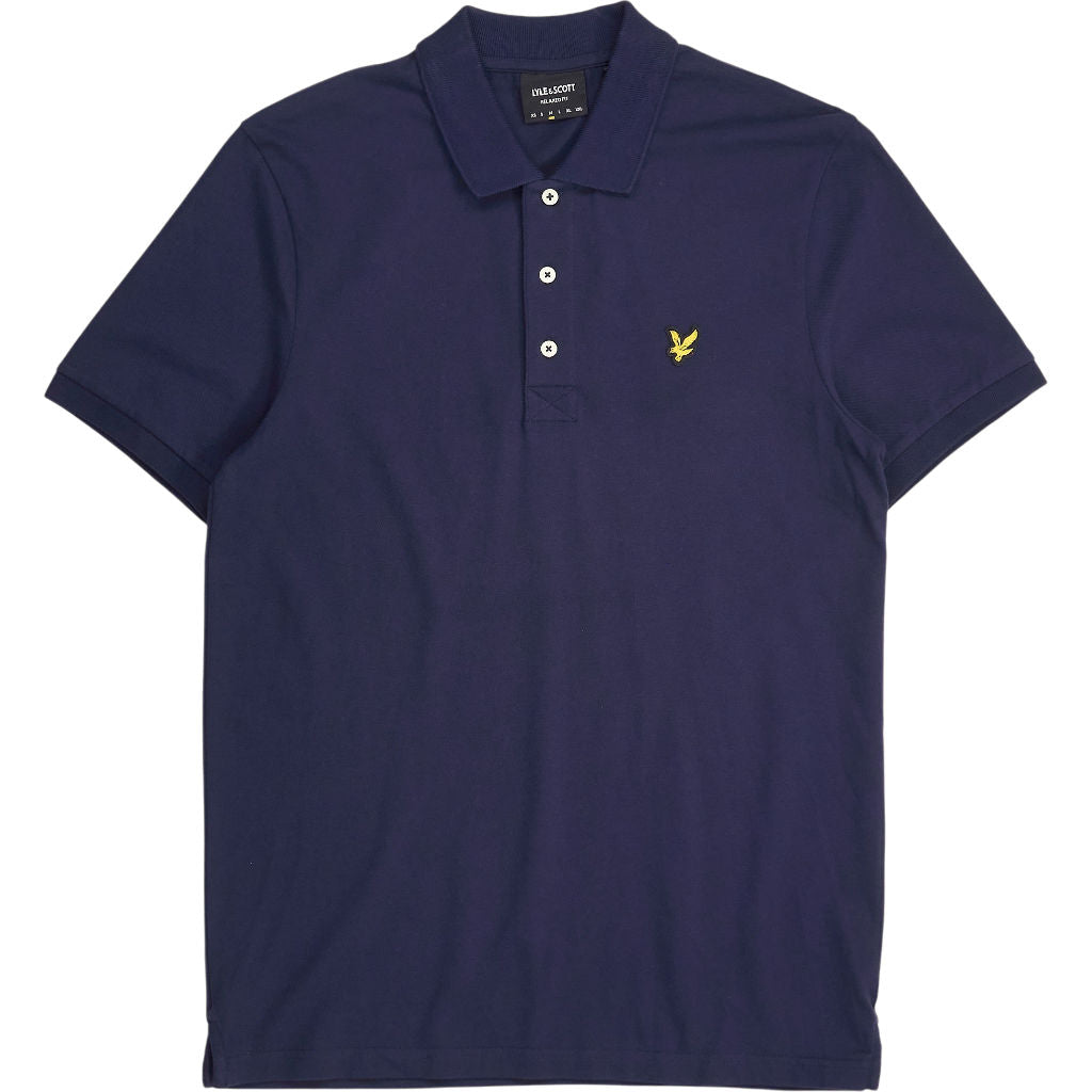 Lyle & Scott Navy Relaxed Fit Polo Shirt