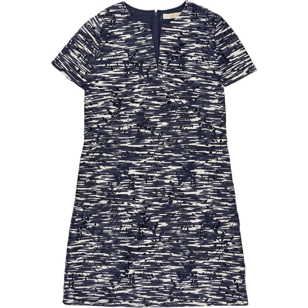 Tory Burch Navy Patterned Dress