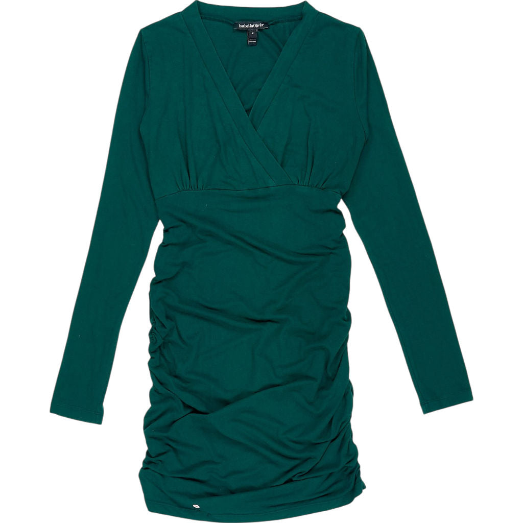 Isabella Oliver Green Wrap Dress