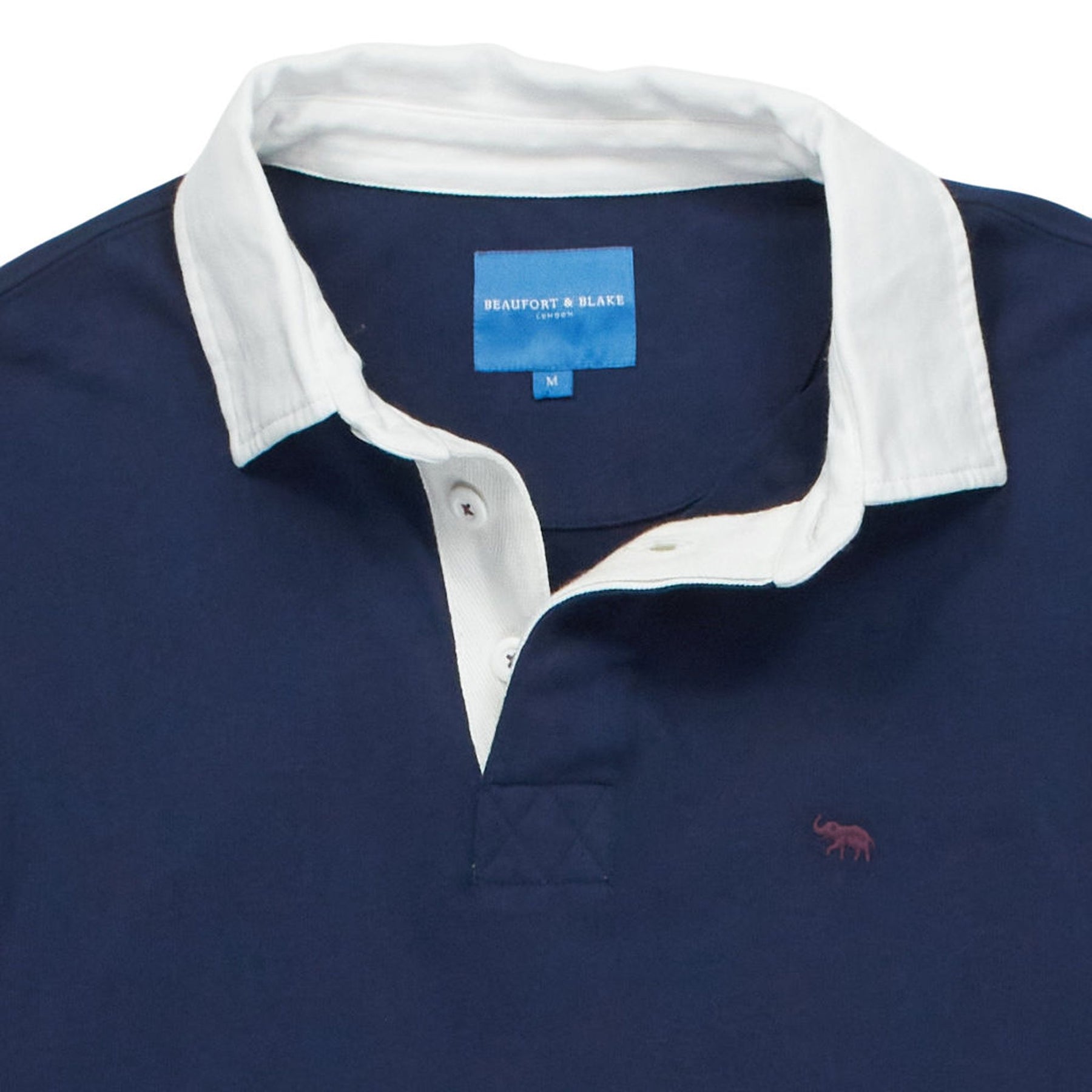 Beaufort & Blake Navy Striped Rugby Shirt