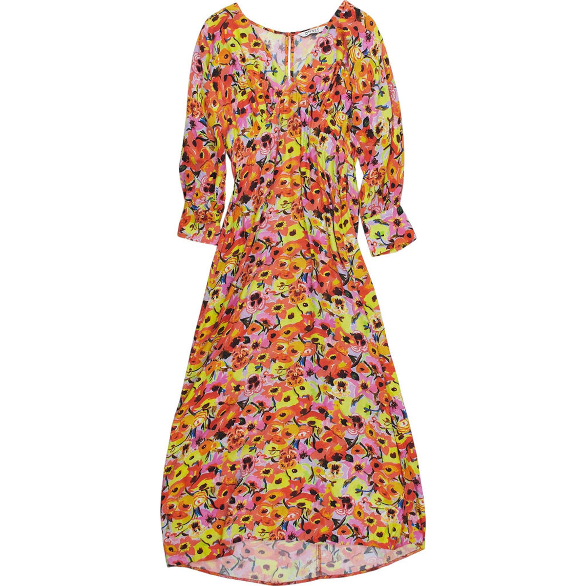 OMNES Floral Midi Dress