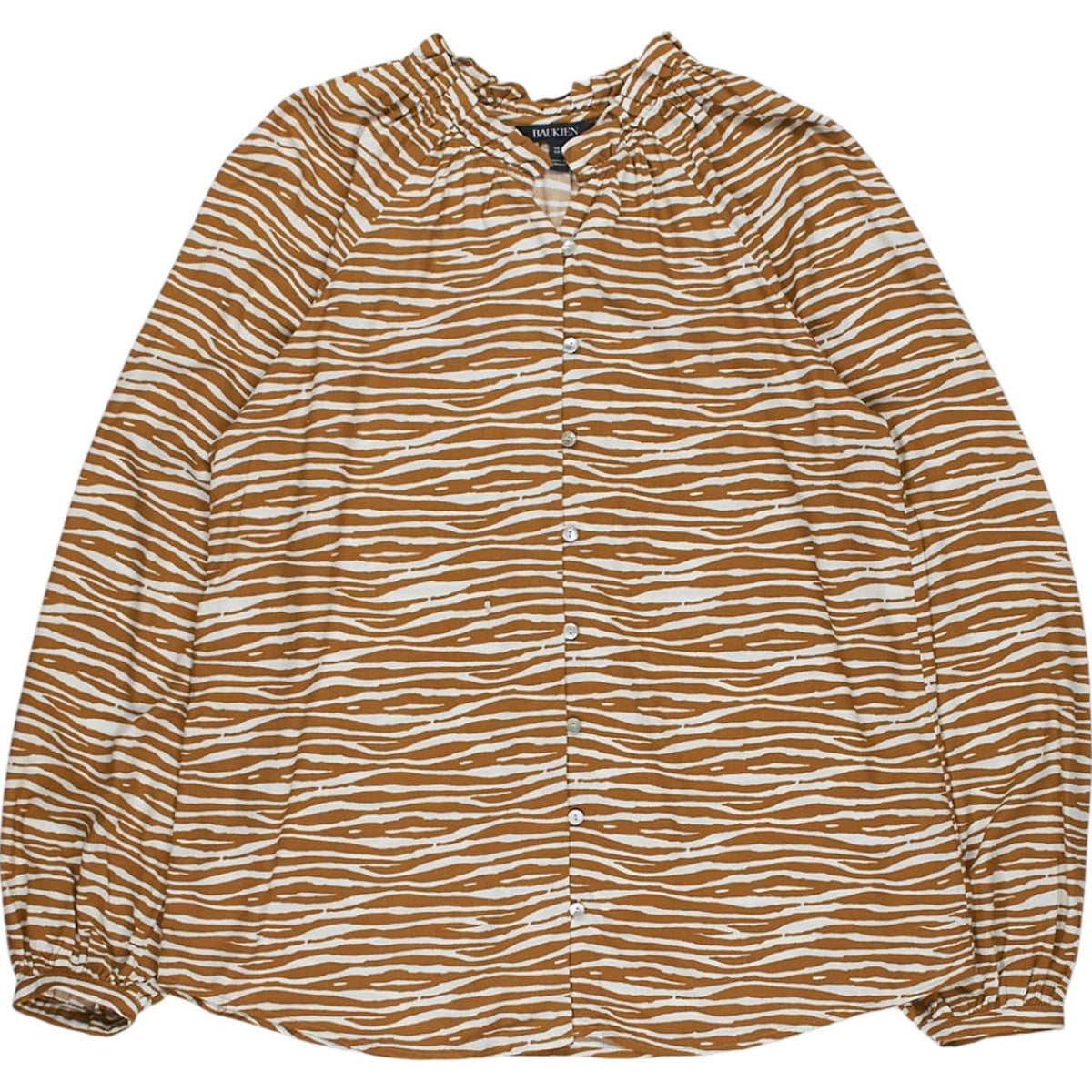 Baukjen Brown Stripe Blouse