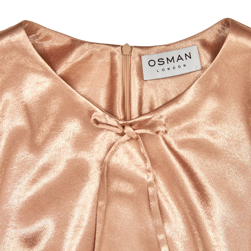 Osman Metallic Asymmetric Dress