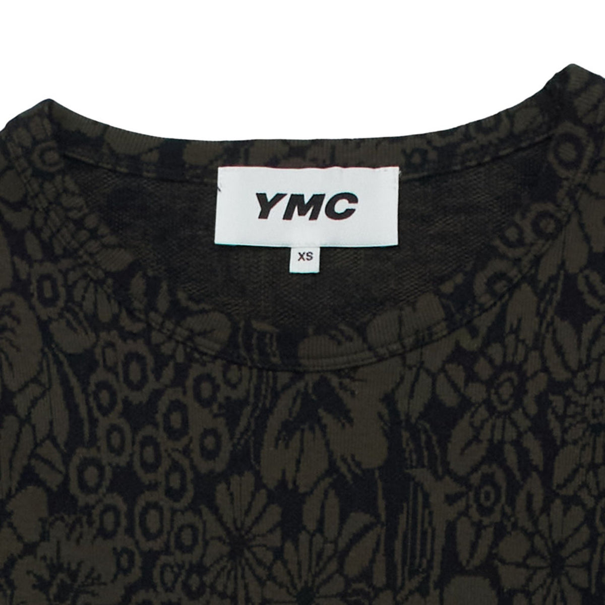 YMC Black Floral Pattern Dress