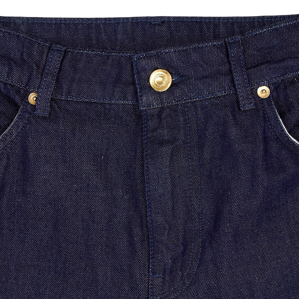 Mother of Pearl Navy Ashley Rinse Flared Jeans