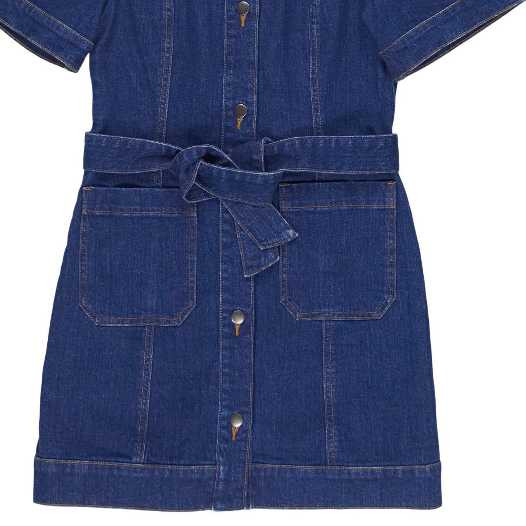 WYSE Blue Denim Shirt Dress