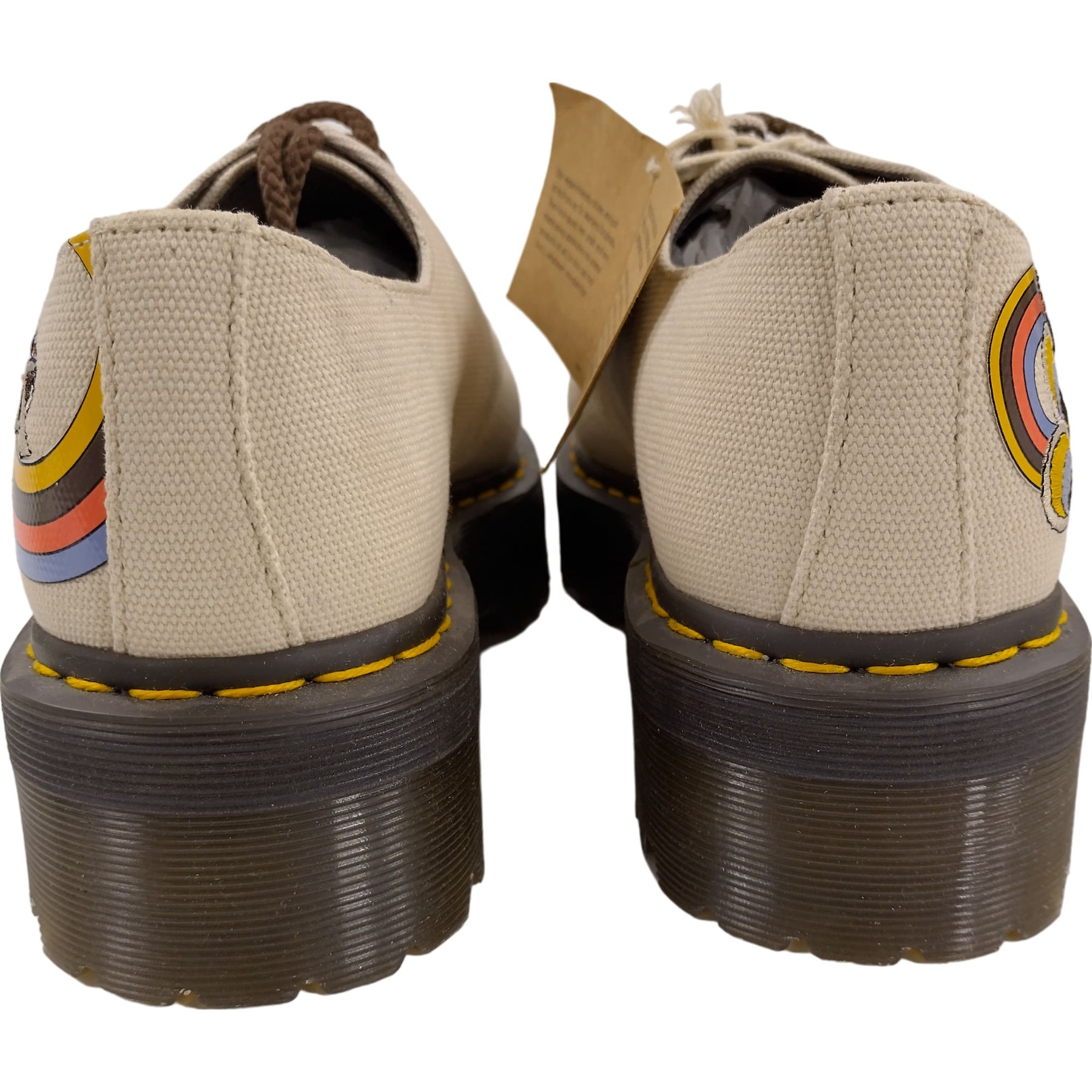 1461 Quad Retro Ray Canvas Vegan Platform Shoes