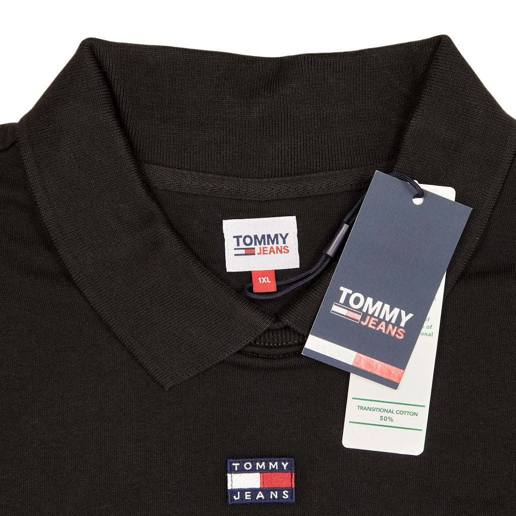 Tommy Jeans Black Polo Shirt