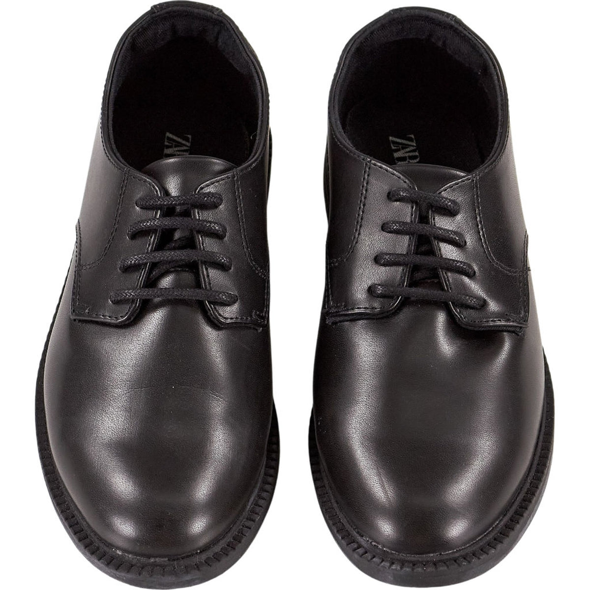 Zara Boys Black Lace-Up Shoes