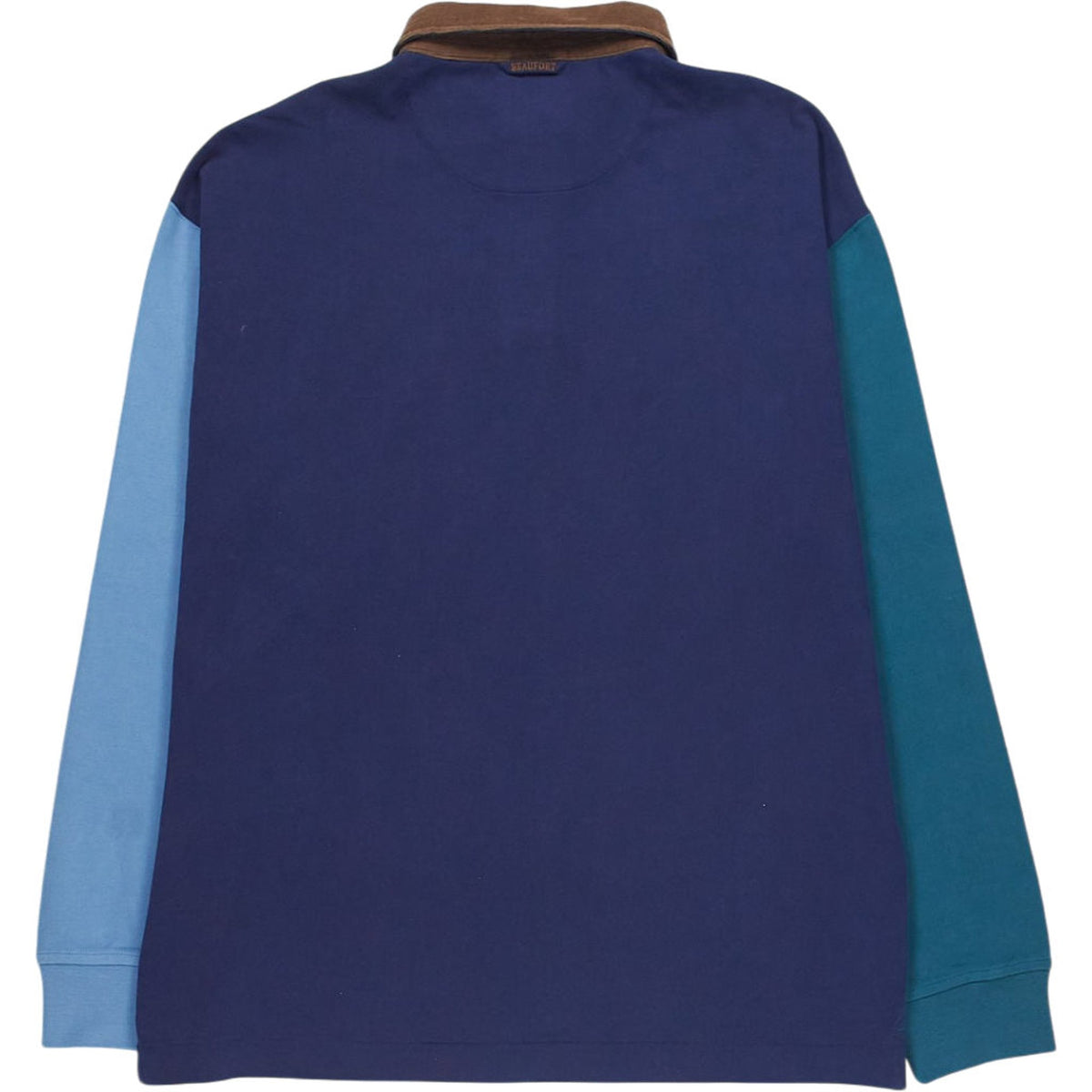 Beaufort & Blake Blue Colourblock Rugby Shirt