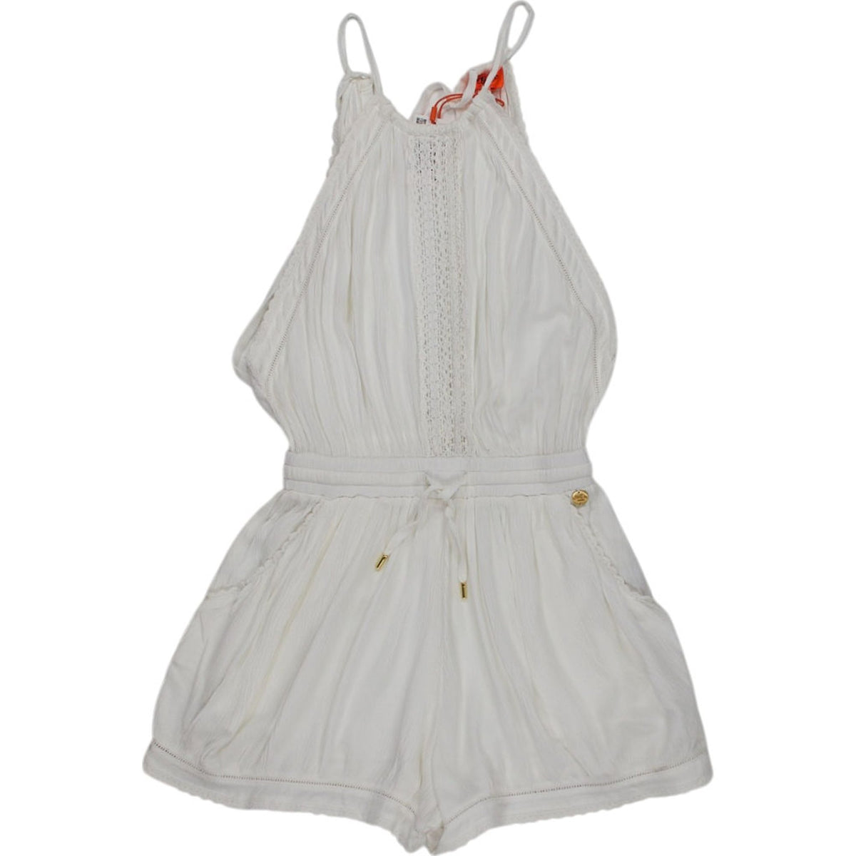 Superdry White Halter Neck Playsuit