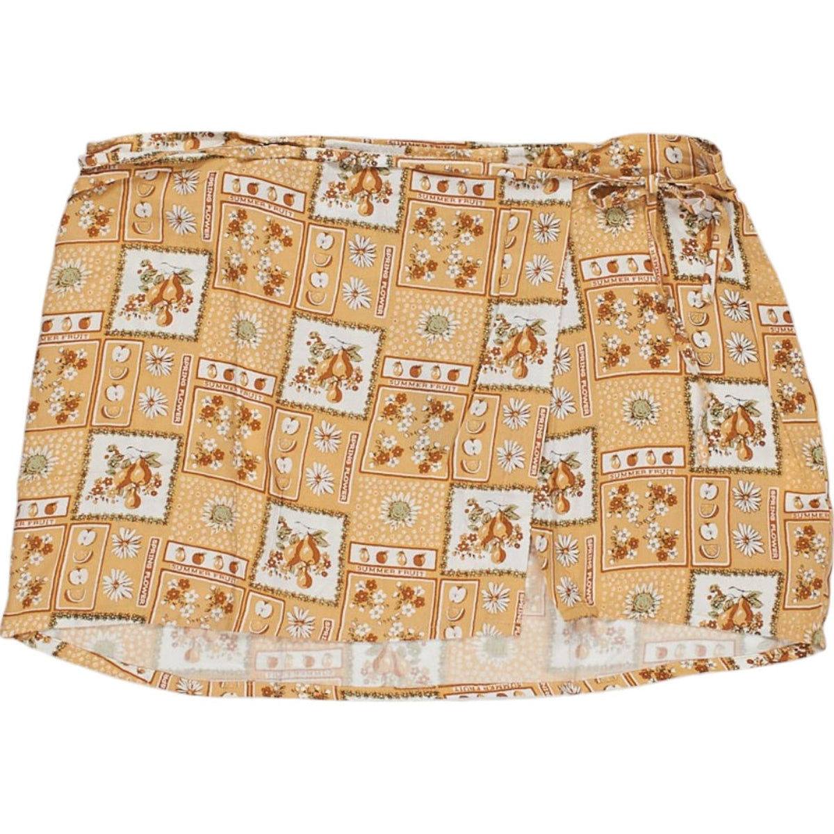 Motel Brown Volta Picnic Print Skirt