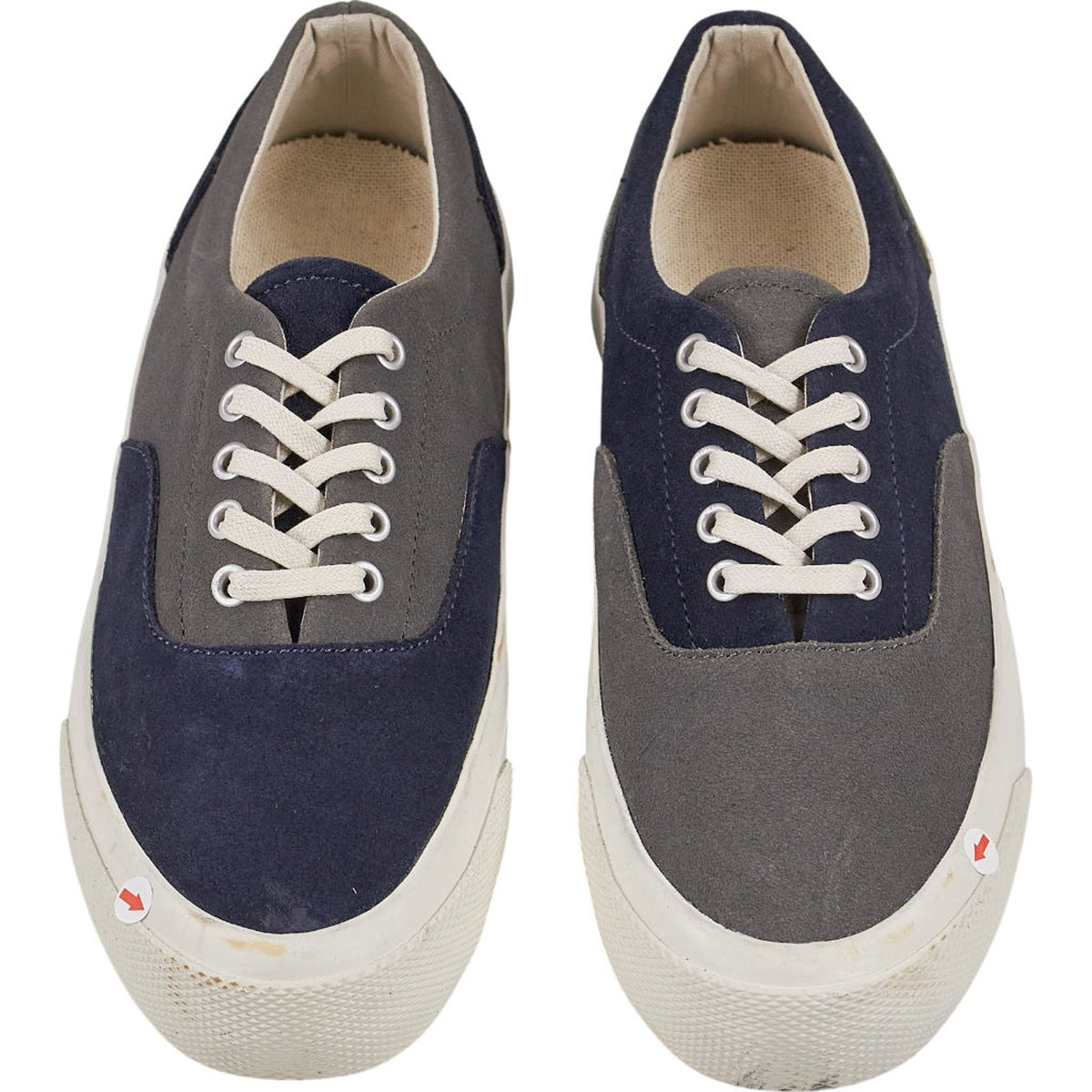 YMC Navy & Grey Suede Trainers