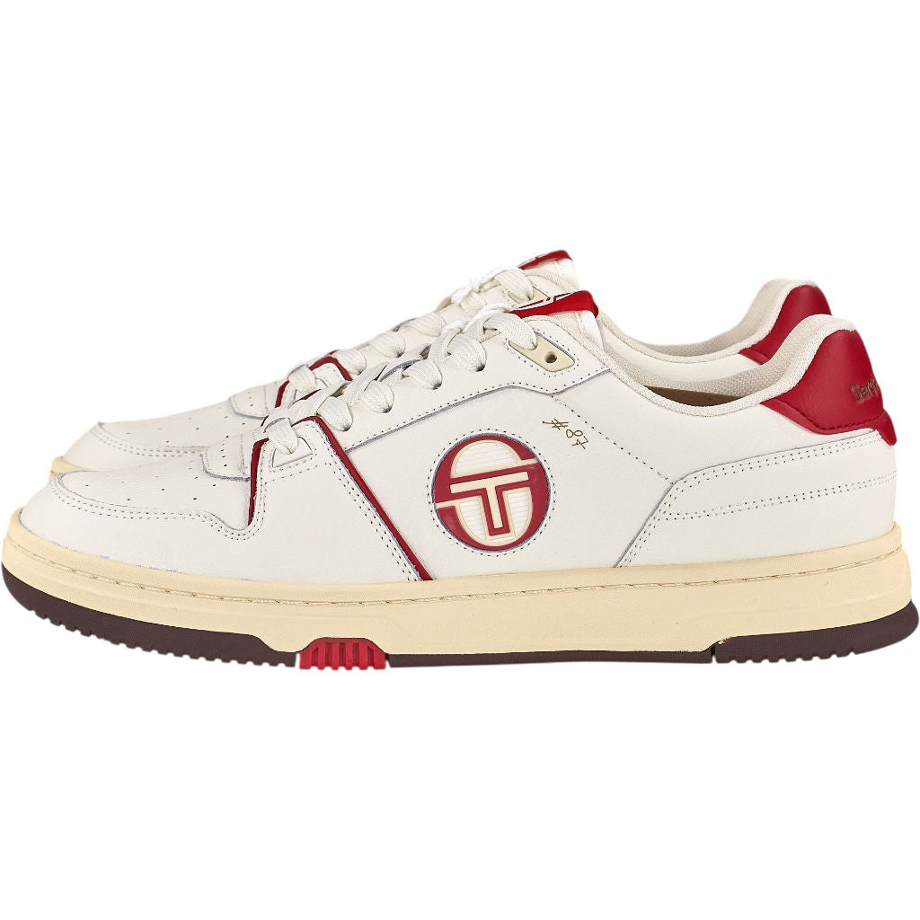 Sergio Tacchini White Red Prime Shot Trainers
