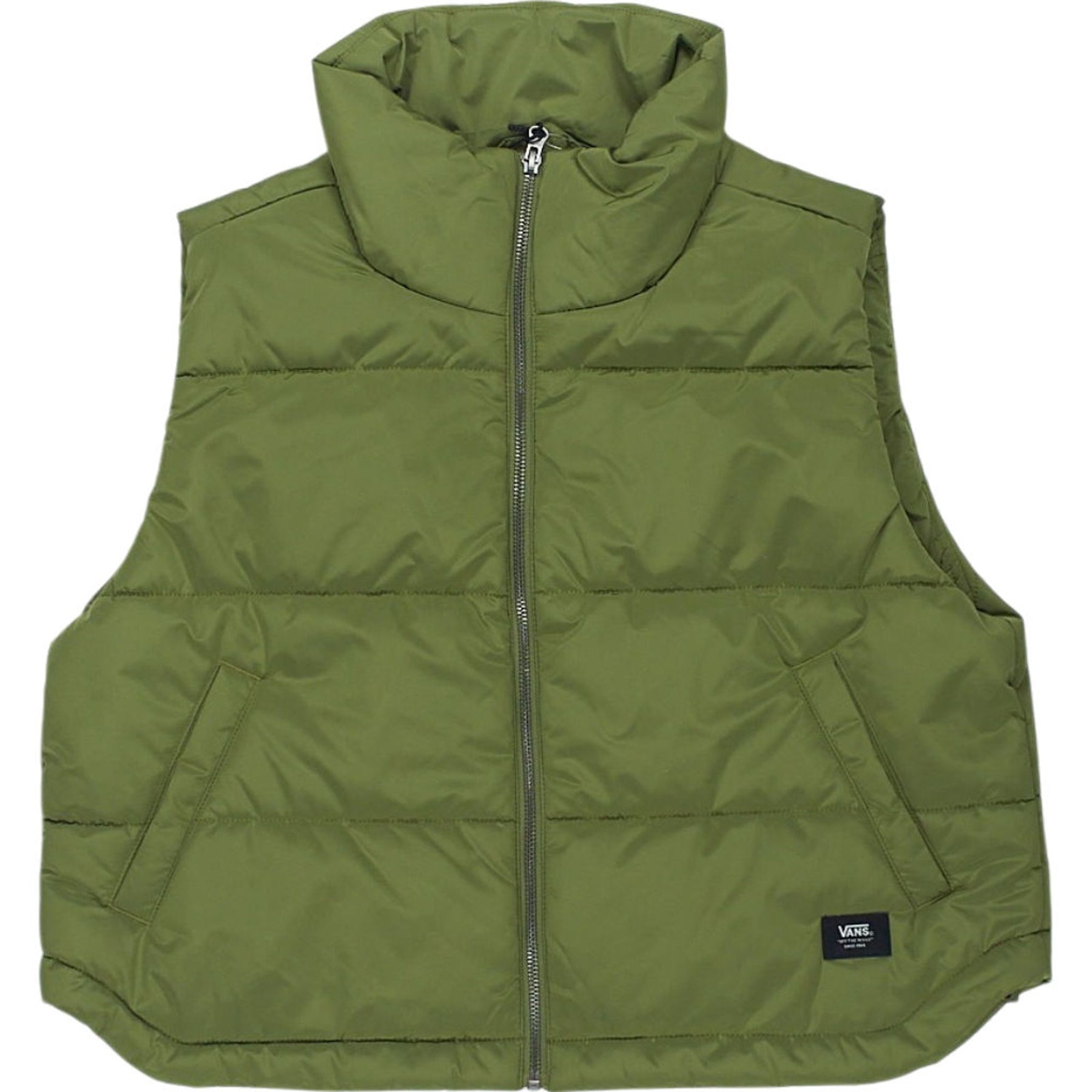 Vans Green Puffer Vest