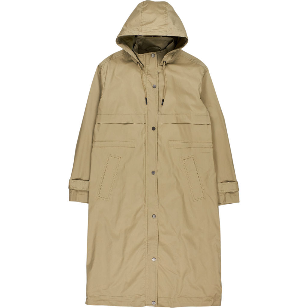 Hush Beige Allie Cotton Parka Jacket
