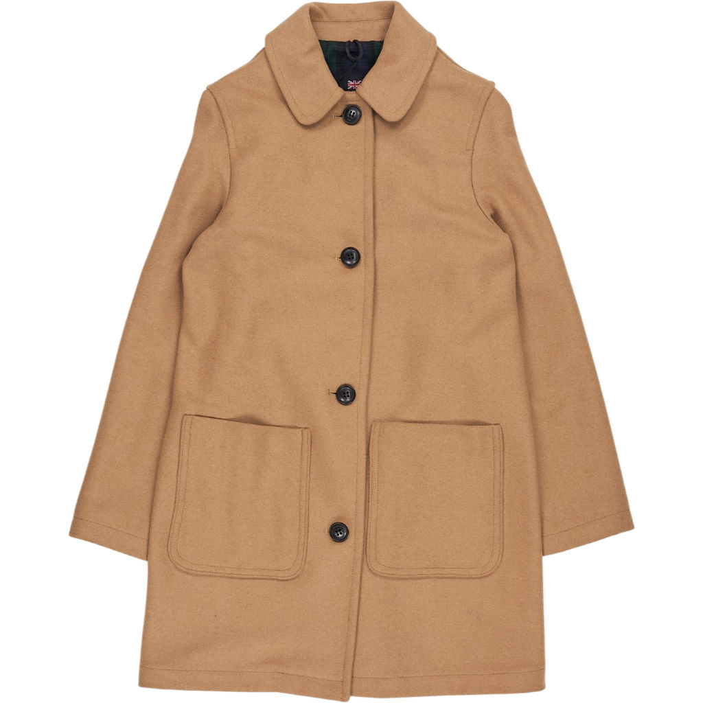 Gloverall Camel Wool Blend Coat