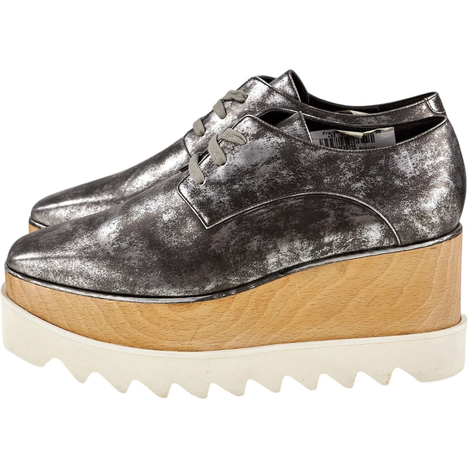 Stella McCartney Metallic Platform Shoes EU 37