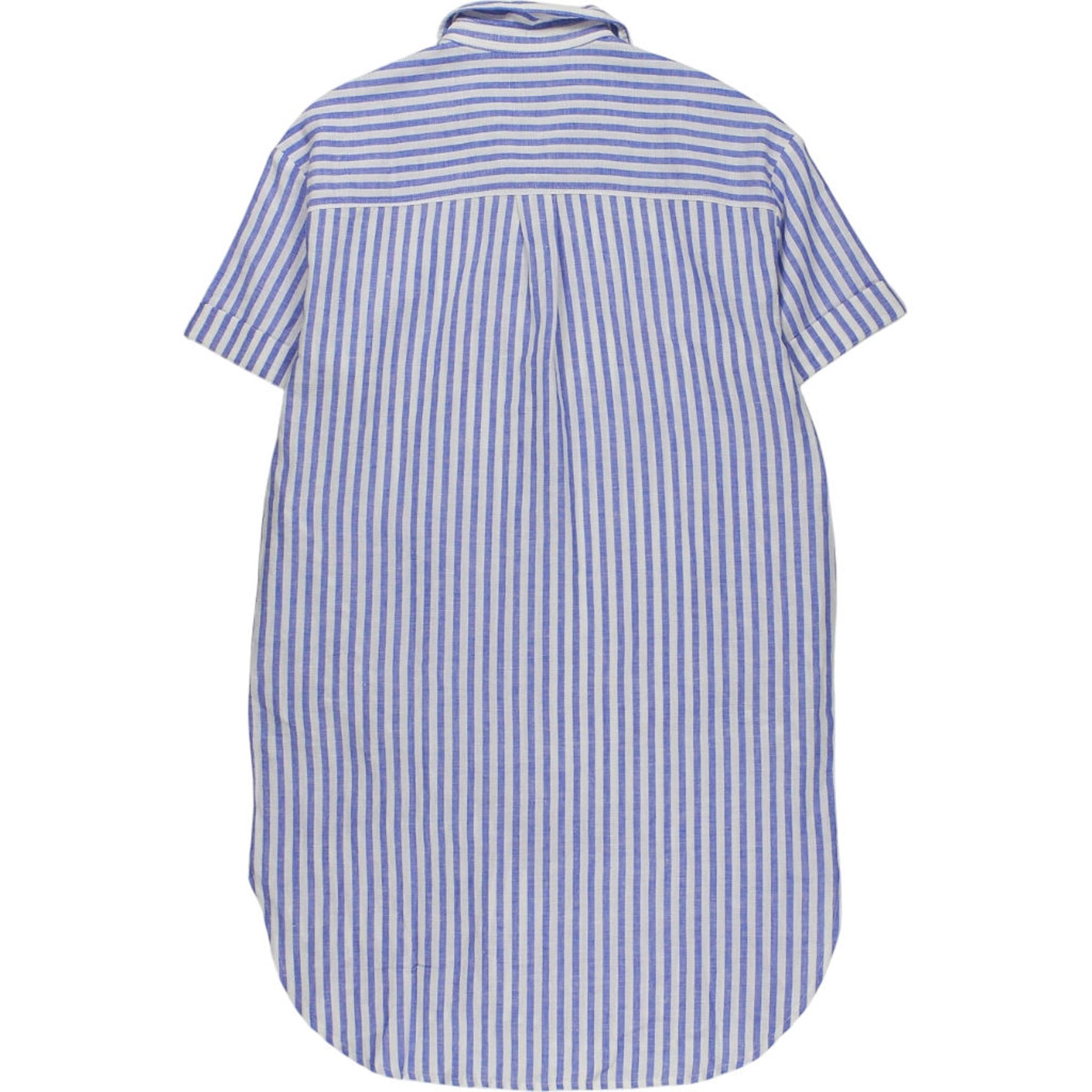 GAP Blue Striped Shirt Dress