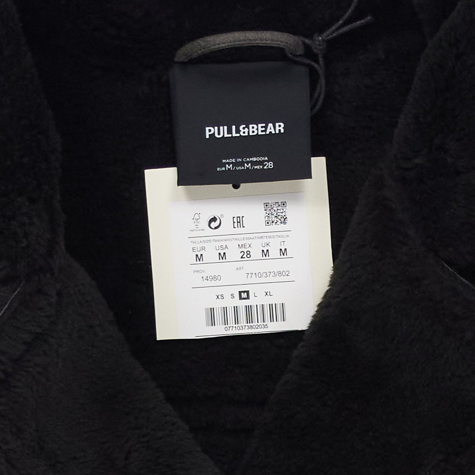 Pull & Bear Grey Faux Fur Jacket
