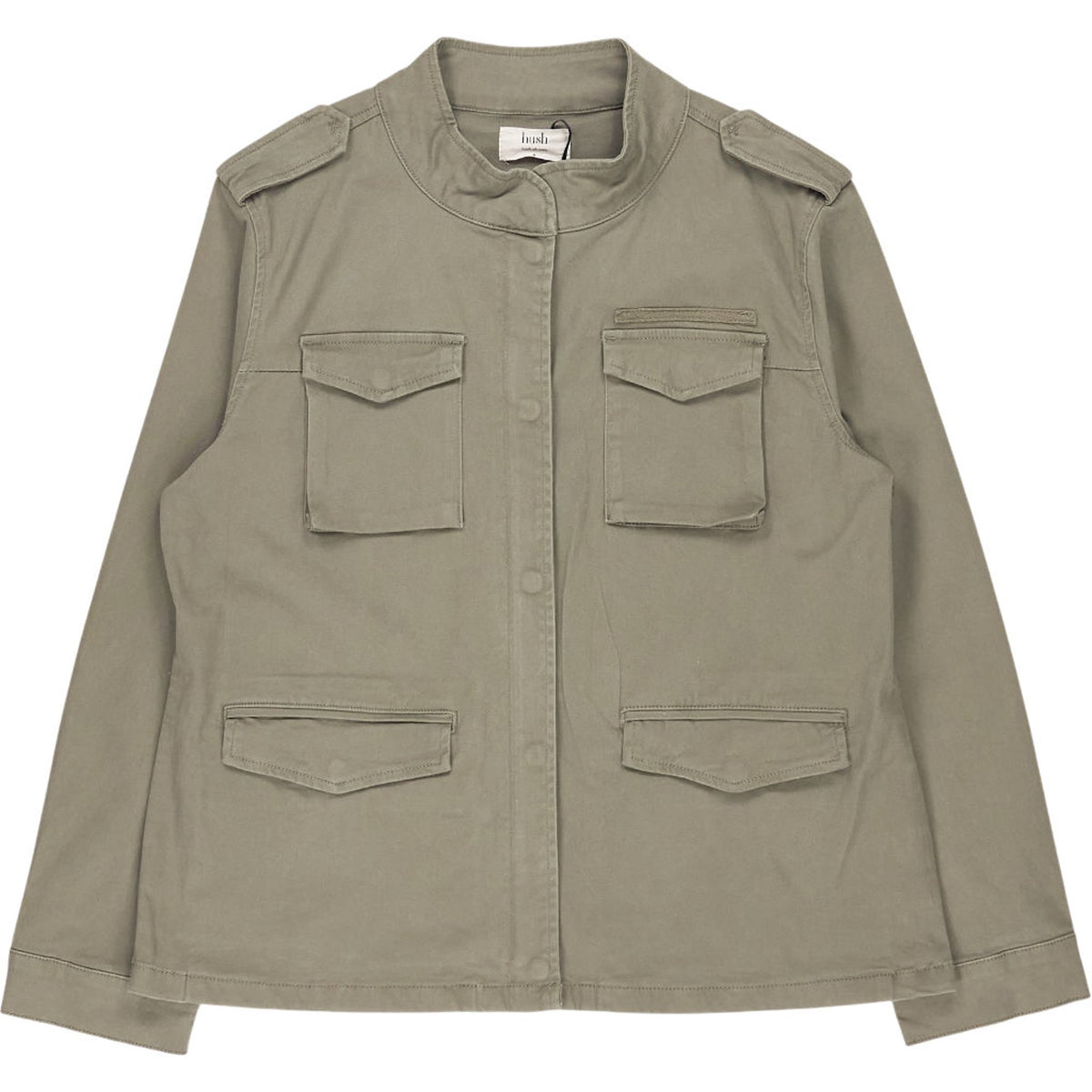 Hush Khaki Military Jacket
