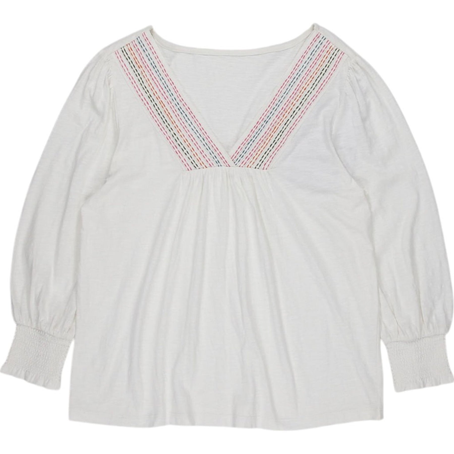 WYSE White Jersey Top
