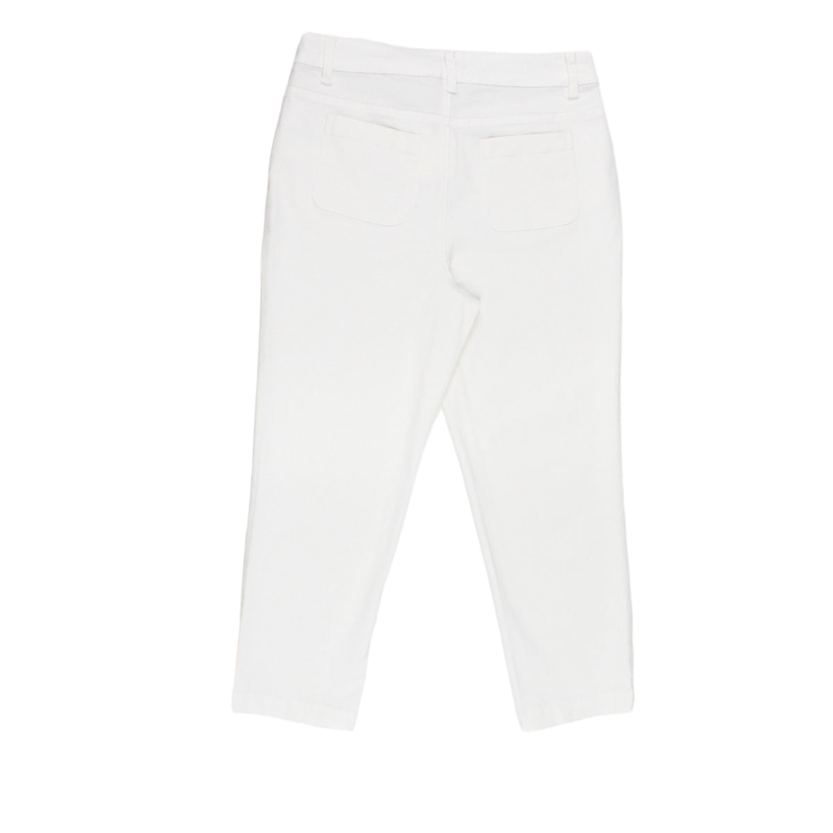 Seasalt White Cropped Jeans - Seconds
