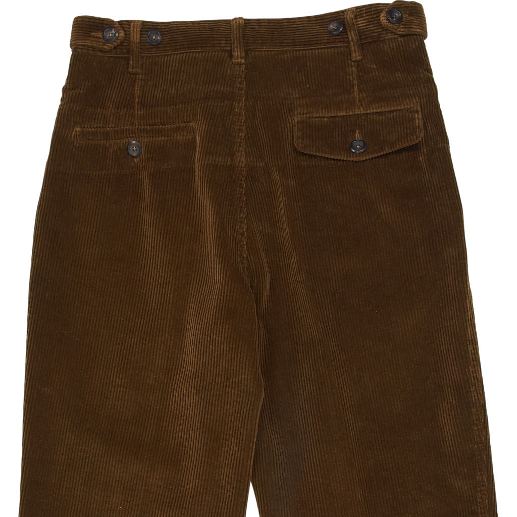 Drake's Brown Corduroy Trousers W30"