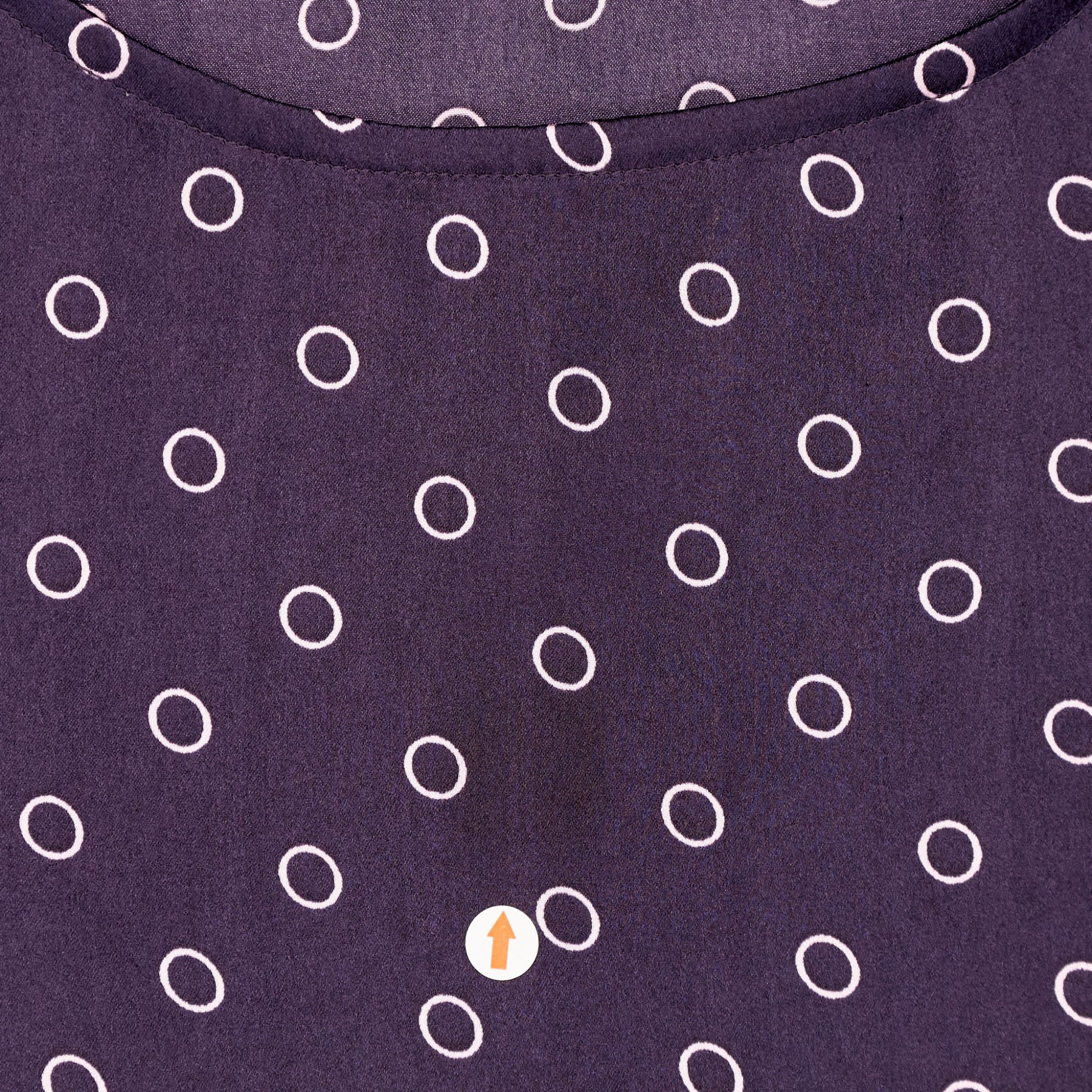 OMNES Purple Polka Dot Dress