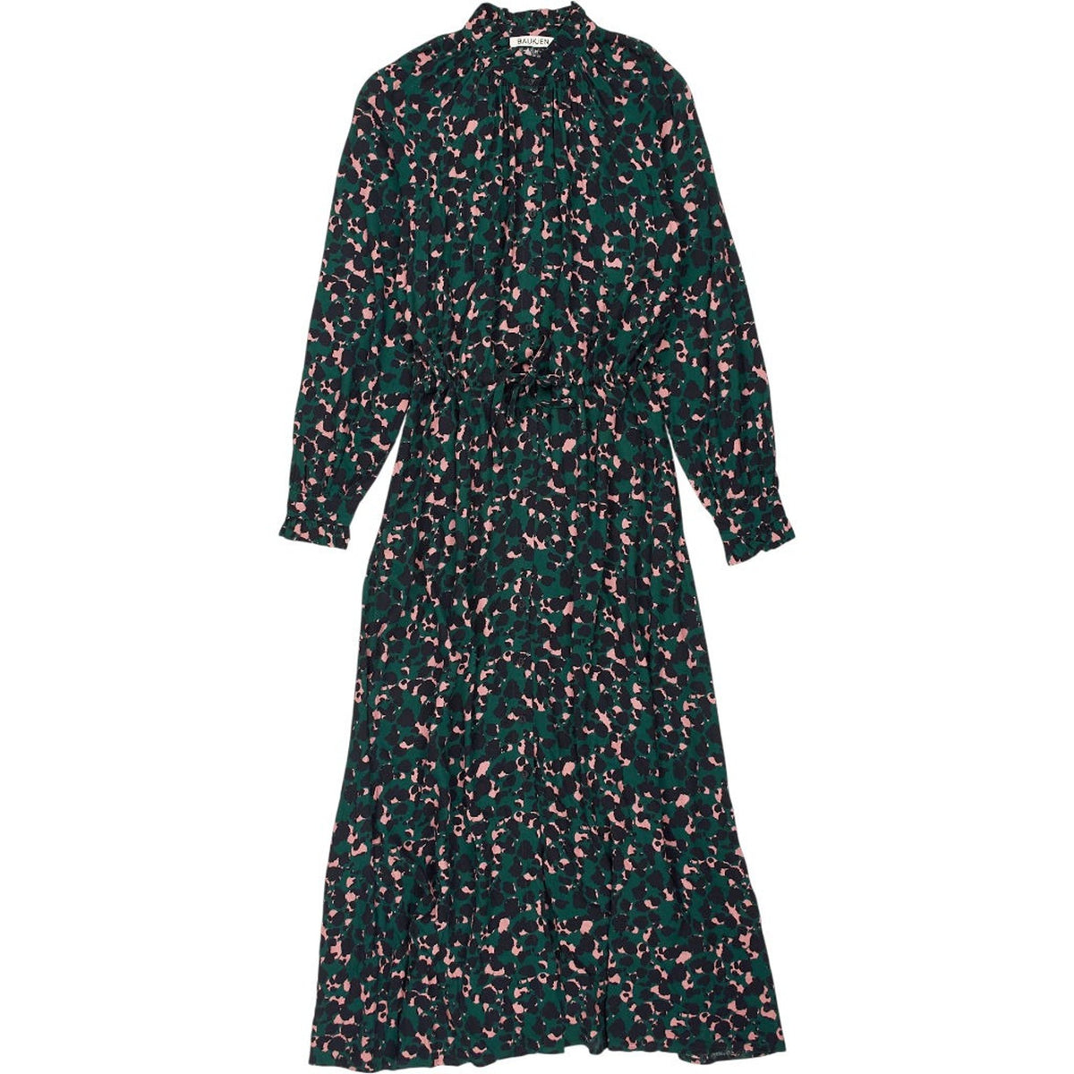 Baukjen Green Patterned Midi Dress