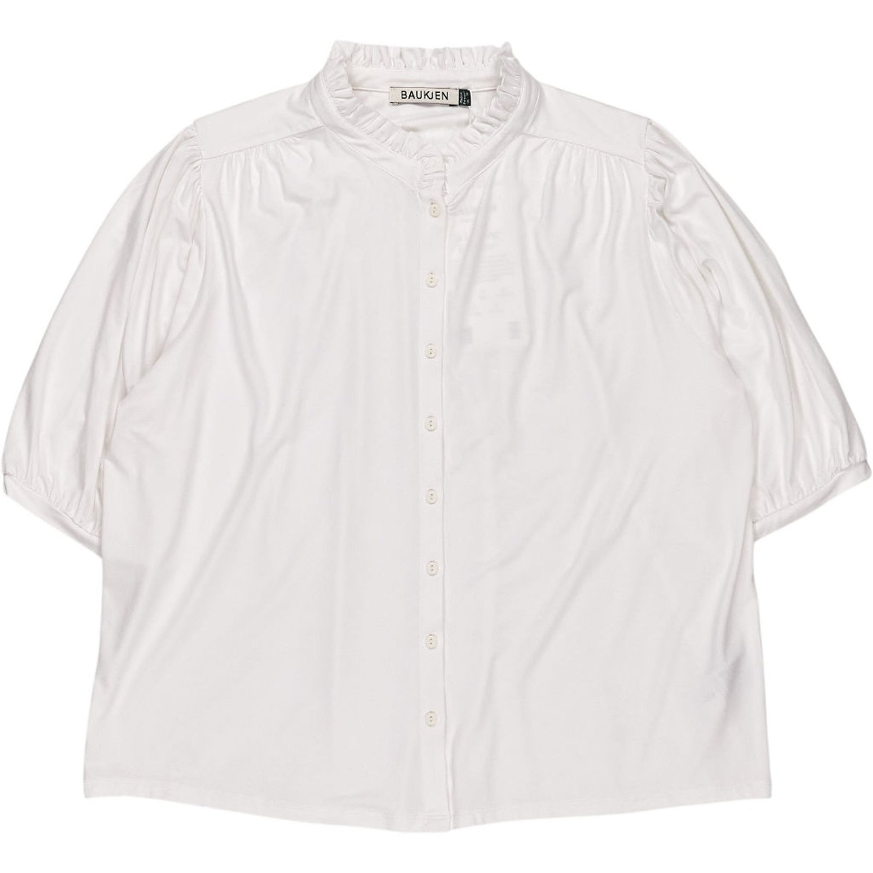 Baukjen White Janey Short Sleeve Blouse